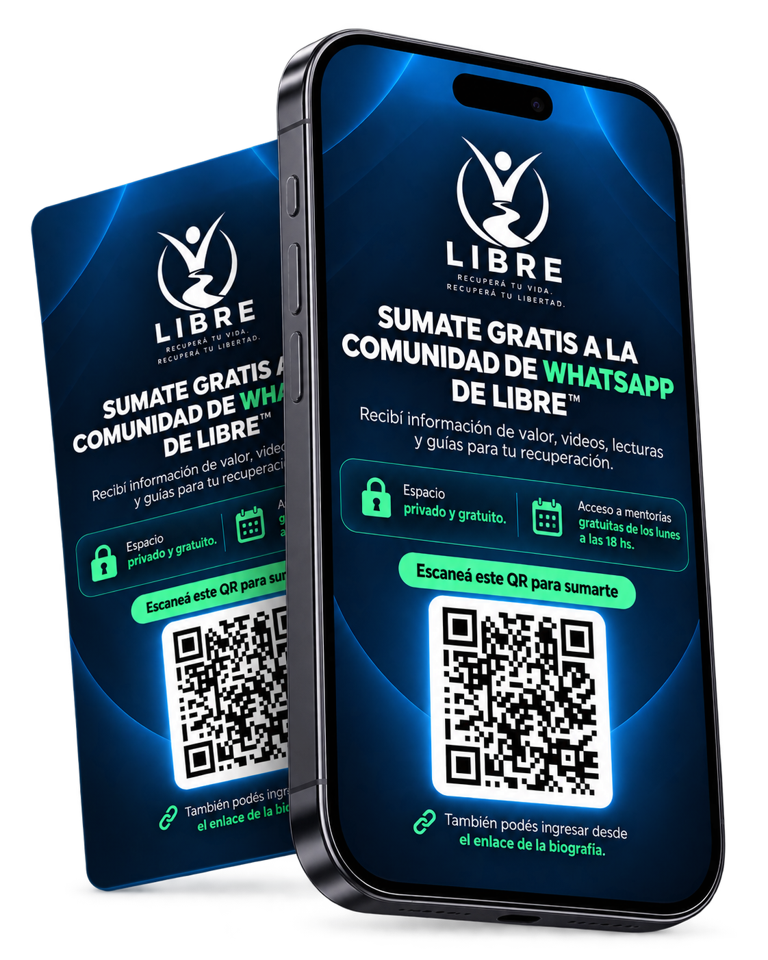 Comunidad gratuita de WhatsApp de LIBRE™